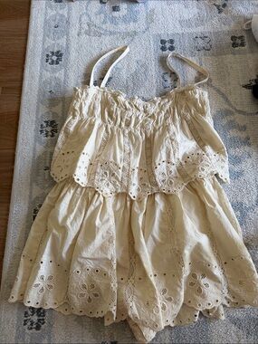 Zara embroidered eyelet set